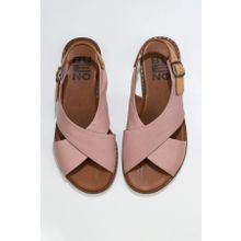Bueno Shoes 01wu8213 Gül Kurusu Bej Deri Kadın Düz Sandalet