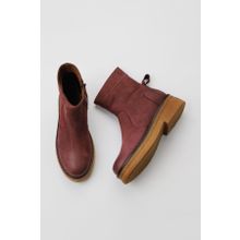 Bueno Shoes 01WV0202 Bordo Koyu Nubuk Kadın Bot