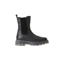 Bueno Shoes 01WV1510 Gri Deri Kadın Dolgu Topuklu Bot