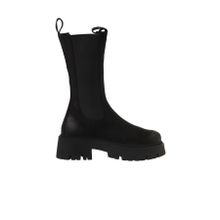 Bueno Shoes 01WV3115 Siyah Nubuk Dolgu Topuklu Kadın Bot