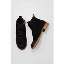 Bueno Shoes 01WV6002 Siyah Nubuk Düz Kadın Bot