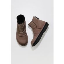 Bueno Shoes 01WV7503 Bej Nubuk Kadın Bot