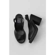 Bueno Shoes 01WY12300 Siyah Deri Kadın Topuklu Ayakkabı