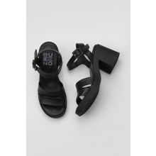 Bueno Shoes 01WY12506 Siyah Deri Kadın Topuklu Ayakkabı