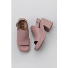 Bueno Shoes 01WY12700 Gül Kurusu Deri Kadın Topuklu Sandalet