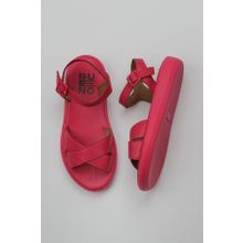 Bueno Shoes 01WY2301 Fuşya Deri Kadın Düz Sandalet