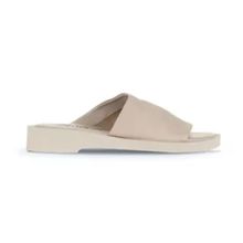 Bueno Shoes 01WY2902 Krem Deri Kadın Düz Terlik