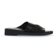 Bueno Shoes 01WY2902 Siyah Deri Düz Kadın Terlik
