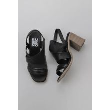 Bueno Shoes 01WY3705 Siyah Deri Kadın Topuklu Ayakkabı