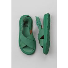 Bueno Shoes 01WY9403 Yeşil Koyu Deri Kadın Sandalet