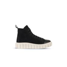 Bueno Shoes 01WZ4101 Siyah Süet Kadın Düz Bot