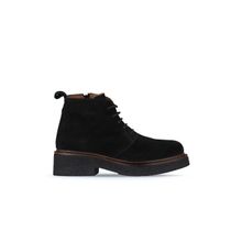 Bueno Shoes 01WZ4304 Siyah Süet Topuklu Kadın Bot