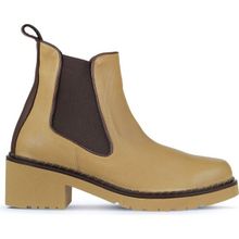 Bueno Shoes 01WZ4402 Tarçın Deri Topuklu Kadın Bot