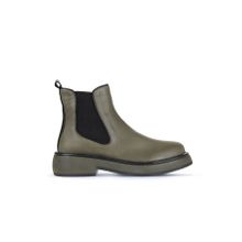 Bueno Shoes 01WZ4501 Haki Deri Düz Kadın Bot