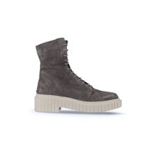 Bueno Shoes 01WZ6307 Gri Koyu Süet Düz Kadın Bot