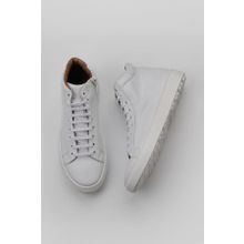 Bueno Shoes 01WZ7700 Beyaz Deri Düz Kadın Bot