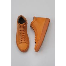 Bueno Shoes 01WZ7700 Turuncu Deri Kadın Düz Bot