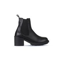 Bueno Shoes 01WZ7902 Siyah Deri Kadın Topuklu Bot