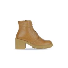 Bueno Shoes 01WZ7904 Sarı Deri Kadın Topuklu Bot