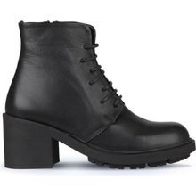 Bueno Shoes 01WZ7904 Siyah Deri Kadın Topuklu Bot
