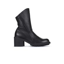 Bueno Shoes 01WZ7905 Siyah Deri Kadın Topuklu Bot