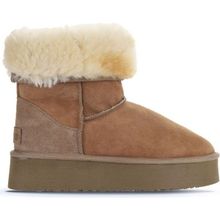 Bueno Shoes 05AG2024054 Sahra Süet Kadın Dolgu Topuklu Bot