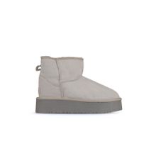 Bueno Shoes 05AG2034054 Bej Süet Dolgu Topuklu Kadın Bot
