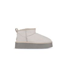 Bueno Shoes 05AG2074054 Bej Süet Dolgu Topuklu Kadın Bot