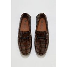 Bueno Shoes 05ms2021 Taba Kroko Deri Erkek Klasik Ayakkabı