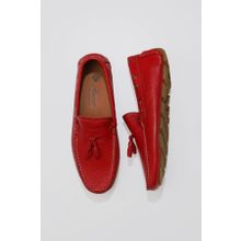 Bueno Shoes 05MS2024D Kırmızı Flotter Deri Erkek Loafer