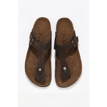 Bueno Shoes 05MT101 Kahverengi Nubuk Deri Erkek Parmak Arası Terlik