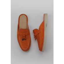 Bueno Shoes 05WT103 Turuncu Süet Kadın Düz Terlik