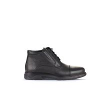 Bueno Shoes 07MB24542087 Siyah Atlas-Flotter Deri Erkek Bot