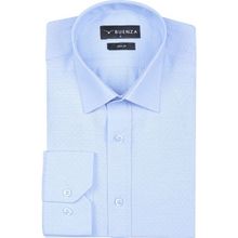 Buenza 41104 Açık Mavi Slim Fit Noktalı Erkek Gömlek