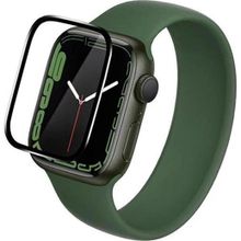 Bufalo Apple Watch 41 mm 3D Kavisli Pmma Nano Şiyah Çerçeve Ekran Koruyucu