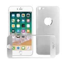 Bufalo iPhone 6 Plus Metal Kenarlı Ön Arka Cam Gri Ekran Koruyucu