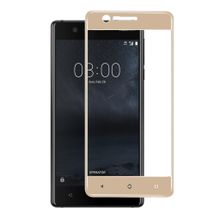 Bufalo Nokia 3 Kavisli 3D Cam Gold Ekran Koruyucu