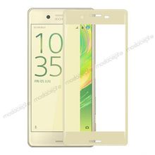 Bufalo Xperia X Kavisli 3D Cam Gold Ekran Koruyucu