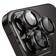 Buff iPhone 14 Pro Max / 14 Pro Black Kamera Metal Lens Koruyucu