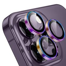 Buff iPhone 14 Pro Max / 14 Pro Colorful Kamera Metal Lens Koruyucu