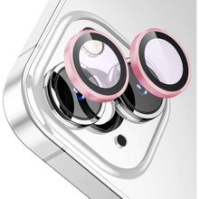 Buff iPhone 15 / 15 Plus Rose Gold Kamera Metal Lens Koruyucu