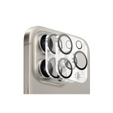Buff iPhone 15 Pro Max / 15 Pro Şeffaf 2 Adet Kamera Lens Koruyucu