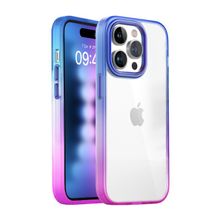 Buff iPhone 15 Pro Max Air Bumper Mavi Rainbow Kılıf