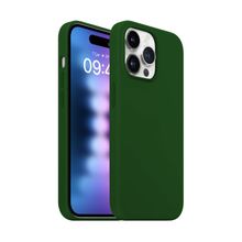 Buff iPhone 15 Pro Max Koyu Yeşil Rubber Fit Kılıf