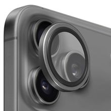 Buff iPhone 17 Pro Max Gri Metal Kamera Lens Koruyucu