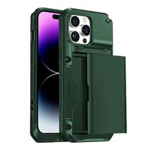 Buff Koyu Yeşil iPhone 14 Pro Max Slide Armor Kılıf