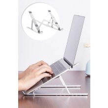 Buffer Ayarlanabilir Dizüstü Destek Tabanı Tamamen Katlanabilir Taşınabilir Laptop Yükseltici