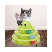 Buffer Tower Of Tracks Eğlenceli Üç Katlı Kedi Oyuncağı Seti Kedi Oyunu