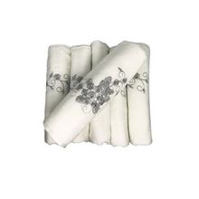 Bulteks Simli Nakışlı Kadife Desen 2 30x50 cm Havlu