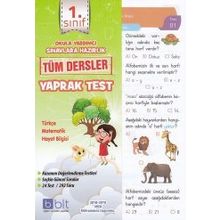 Bulut Eğitim Ve Kültür Yayınları 1. Sınıf Tüm Dersler Çek Kopart Yaprak Test